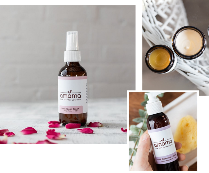 Amama skincare products
